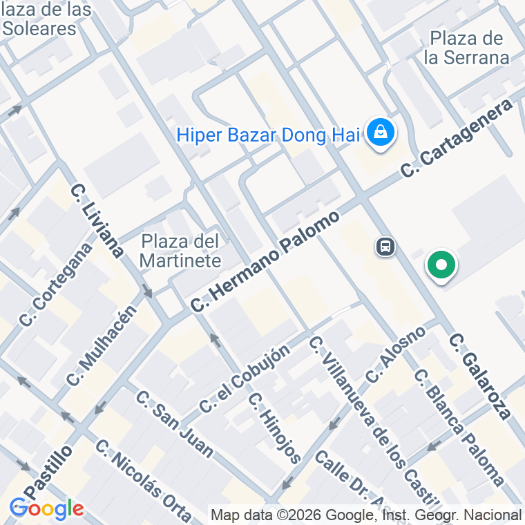 Código postal de Hermano Palomo en Huelva