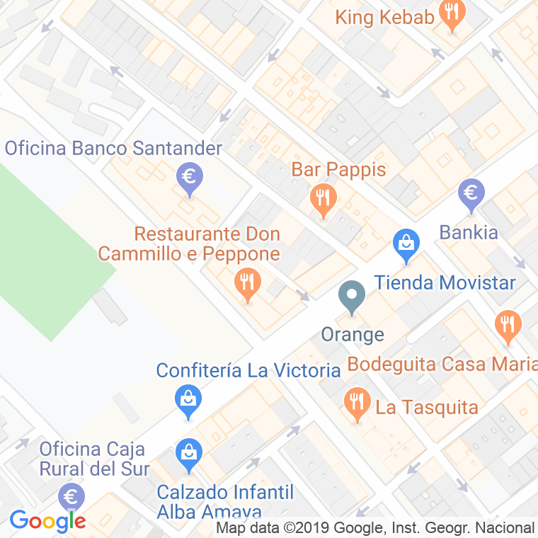 Código Postal calle Platero en Huelva