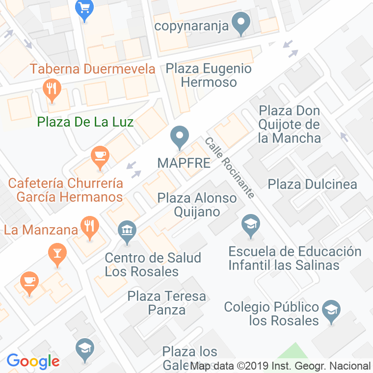 Código Postal calle Amadis De Gaula en Huelva