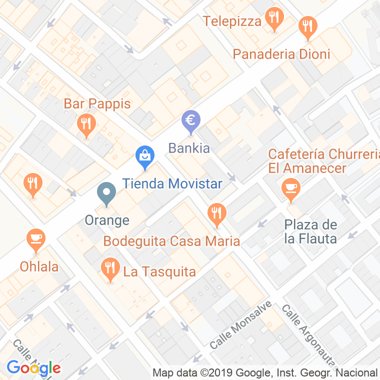 Código Postal calle Bonares en Huelva