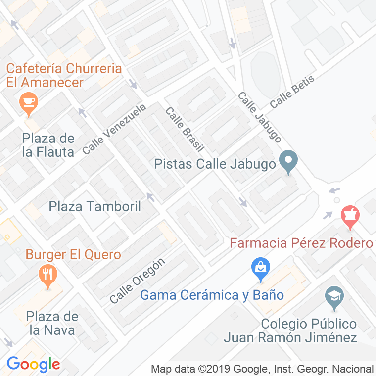 Código Postal calle Ecuador en Huelva