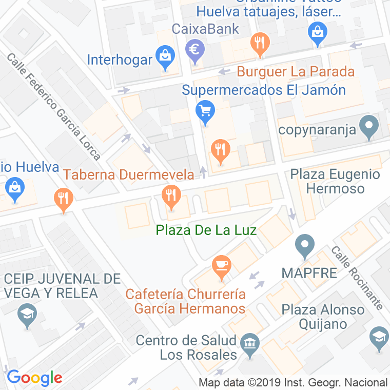 Código Postal calle Goya en Huelva