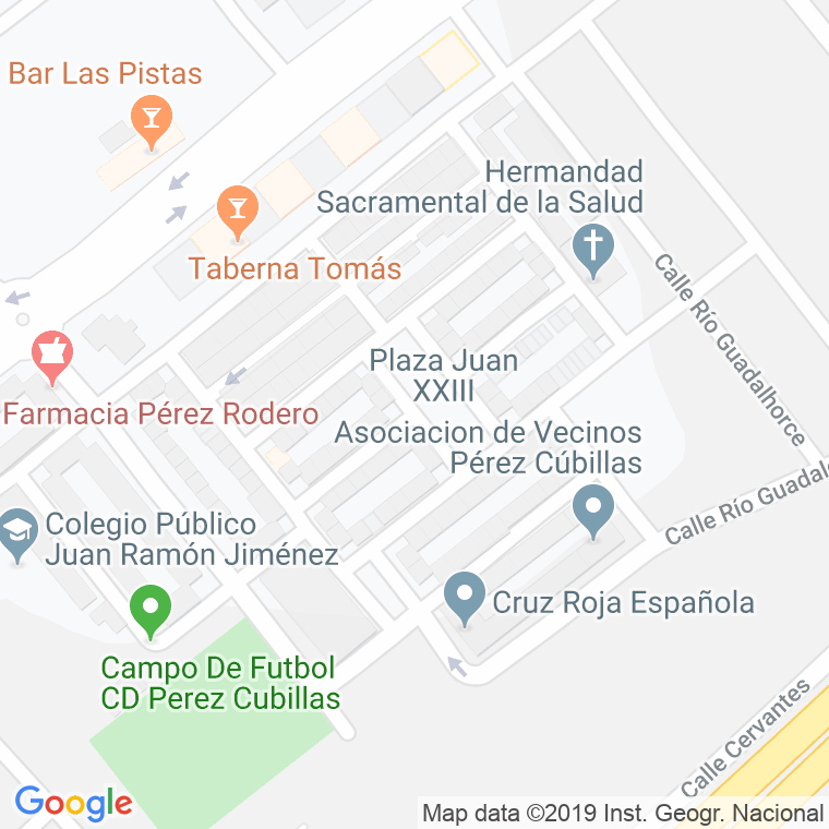 Código Postal calle Juan Xxiii, plaza en Huelva