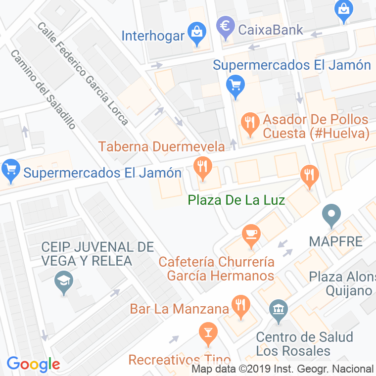 Código Postal calle Ortega Y Gasset en Huelva