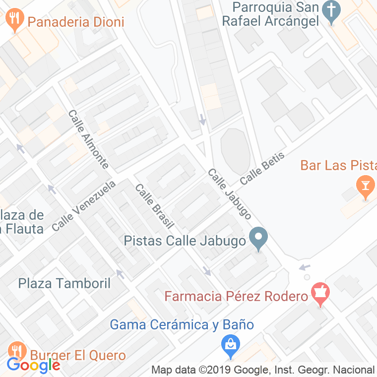 Código Postal calle Peru en Huelva