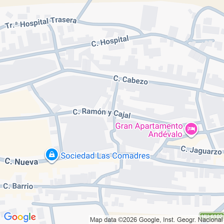 Código postal de Calle Ramon y Cajal en Cerro de Andevalo (el)
