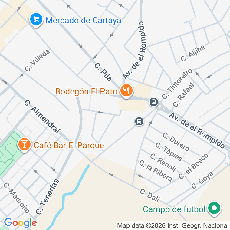 Código postal de Calle Golondrina en Cartaya