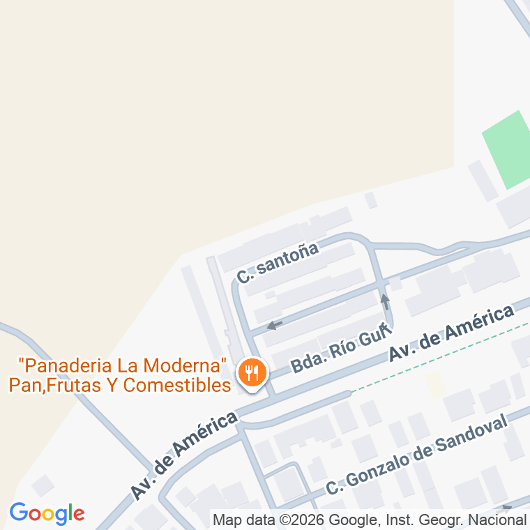 Código postal de Calle Santoña en Palos de la Frontera