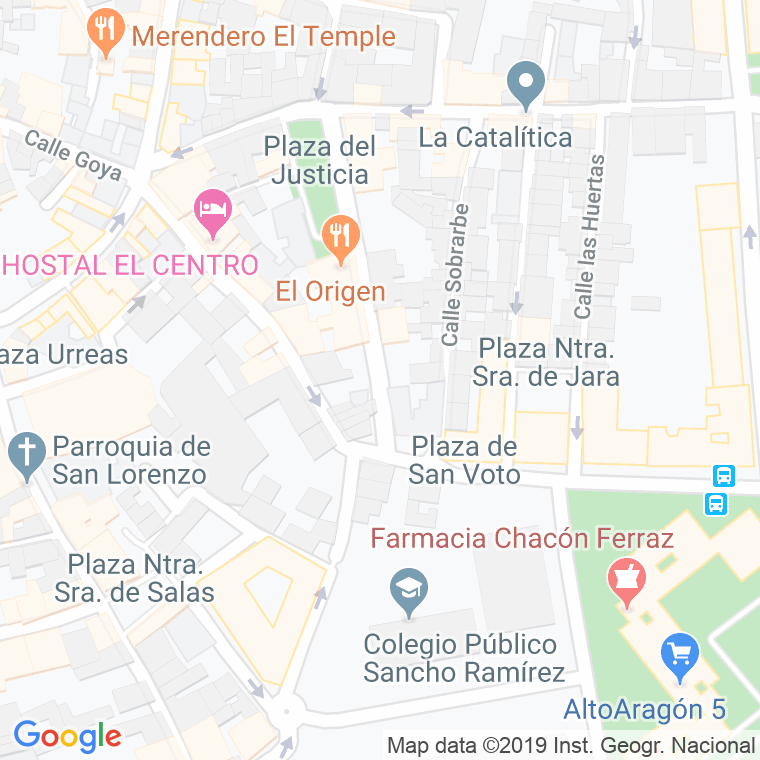 Código Postal calle Olmo en Huesca