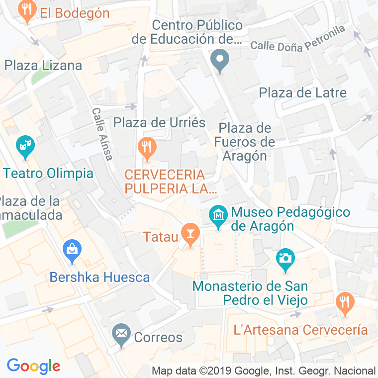 Código Postal calle Castilla en Huesca