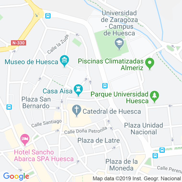 Código Postal calle Desengaño   (Impares Del 43 Al Final)  (Pares Del 56 Al Final) en Huesca