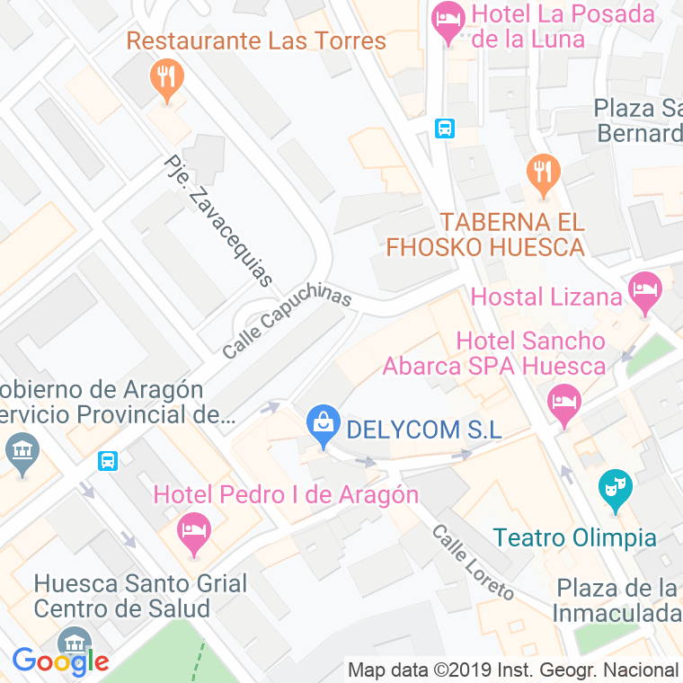 Código Postal calle Amistad en Huesca