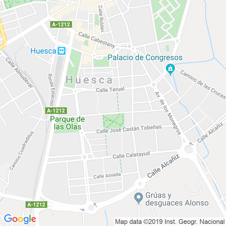 Código Postal calle Olivos, Los en Huesca