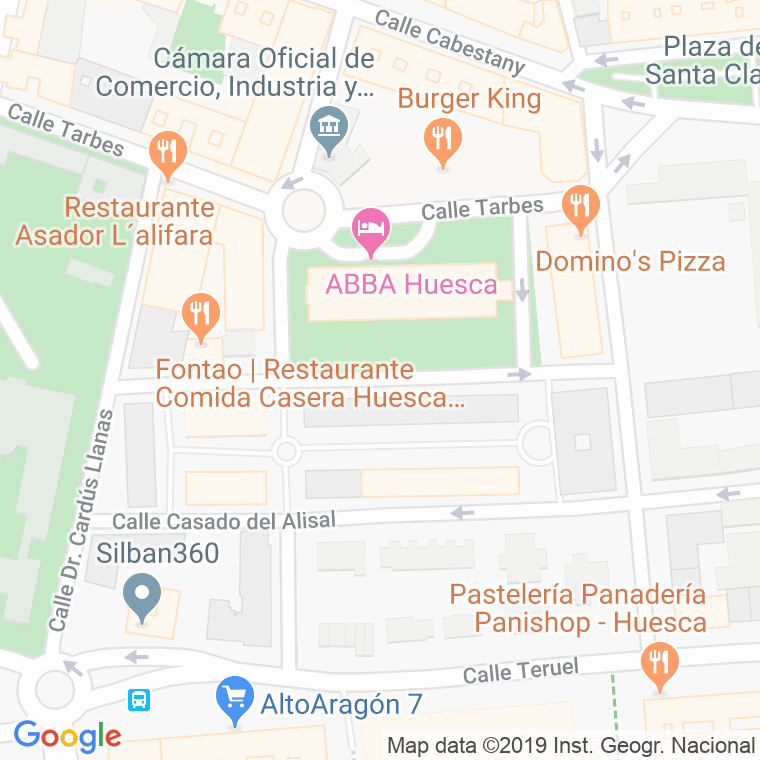 Código Postal calle Saturnino Lopez Novoa en Huesca