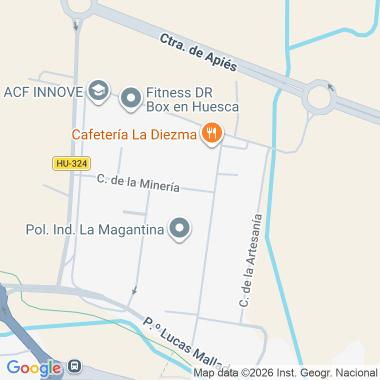 Código postal de Mineria en Huesca