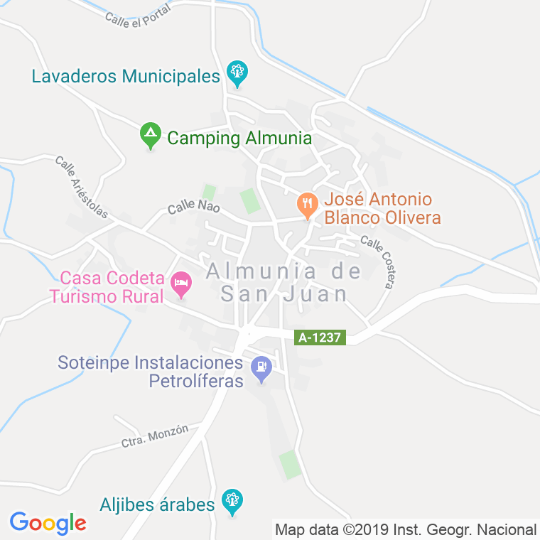 Código Postal de Almunia De San Juan en Huesca