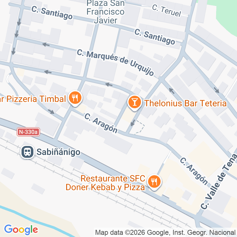 Código postal de Trva Aragon en Sabiñanigo