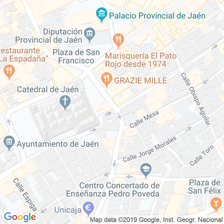 Código Postal calle Almenas en Jaén