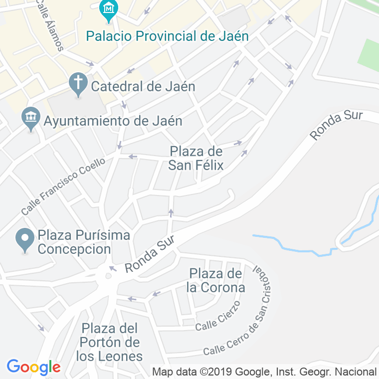 Código Postal calle Fuente De Don Diego en Jaén