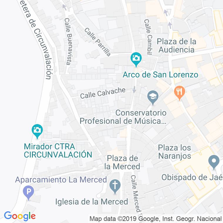 Código Postal calle Almagro en Jaén