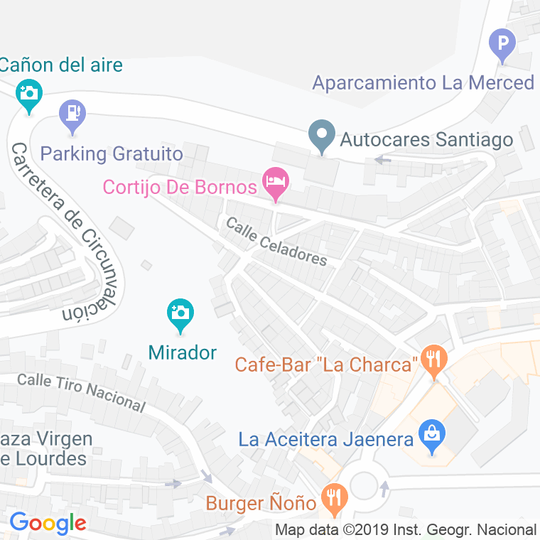 Código Postal calle Almendros, Los en Jaén