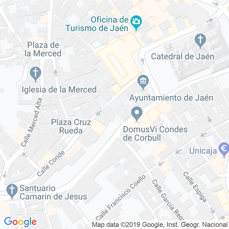 Código Postal calle Arco De Los Dolores en Jaén