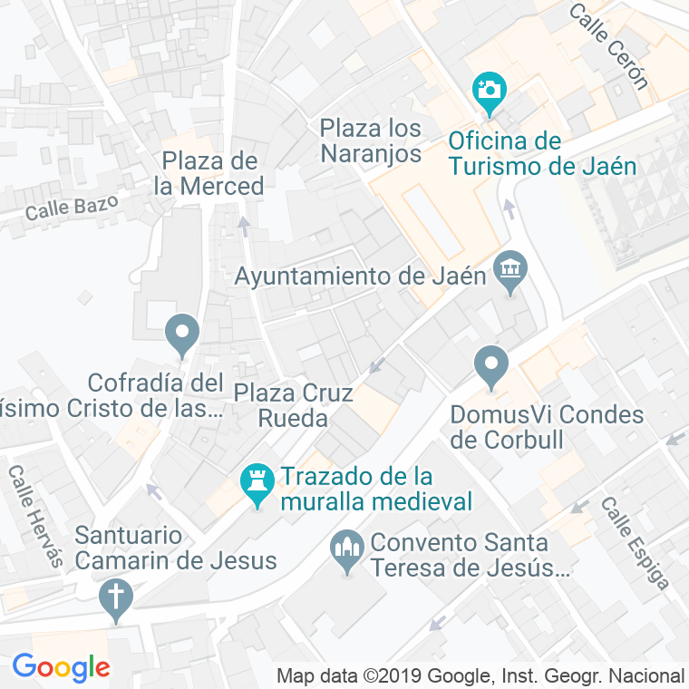 Código Postal calle Chartes en Jaén