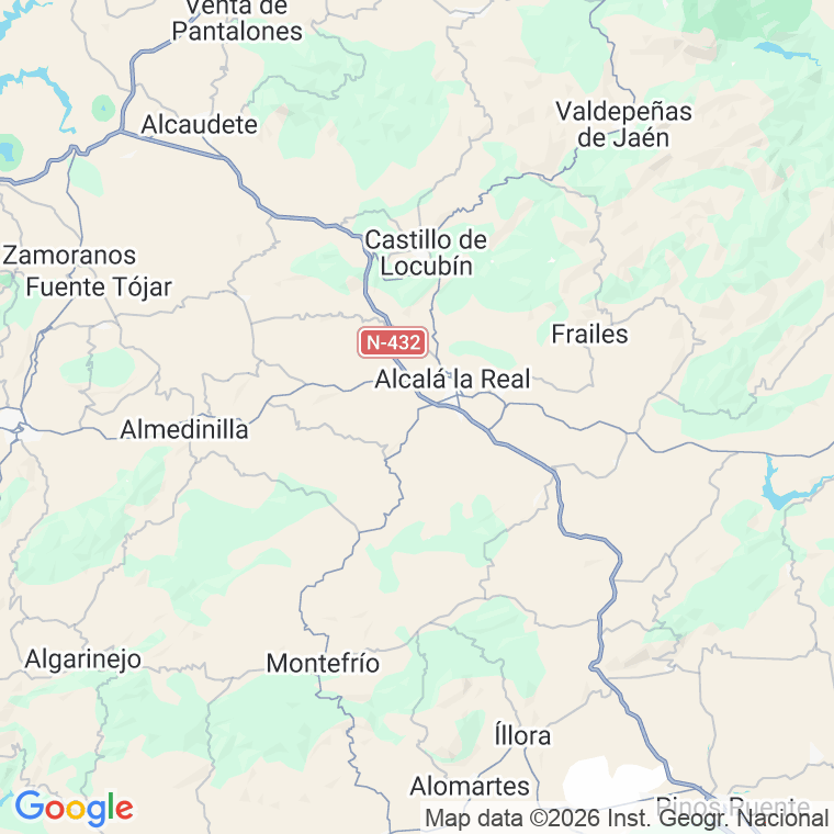 Código postal de Chile en Jaén