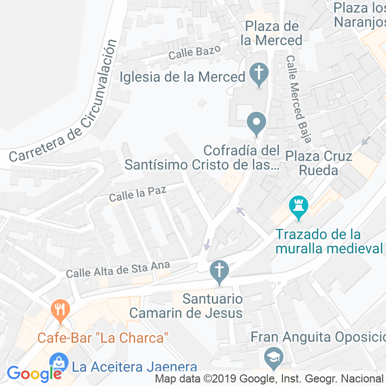 Código Postal calle Horno Puerta De Granada en Jaén