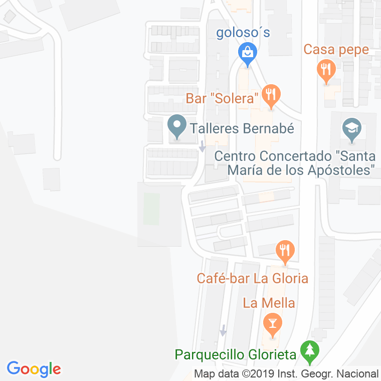 Código Postal calle Juan Valera en Jaén