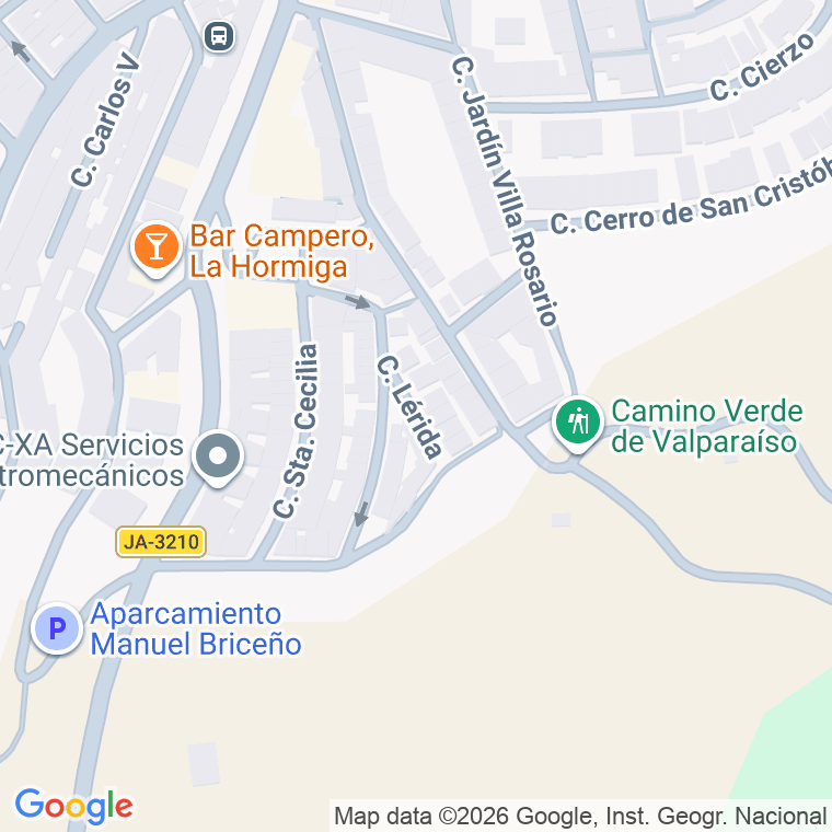 Código postal de Lerida en Jaén