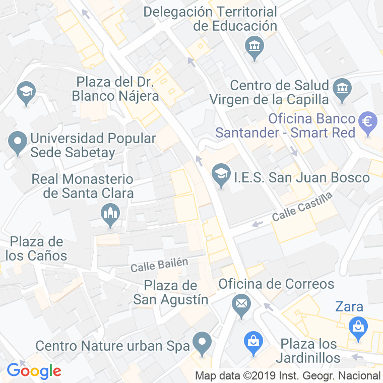 Código Postal calle Coches, Los en Jaén