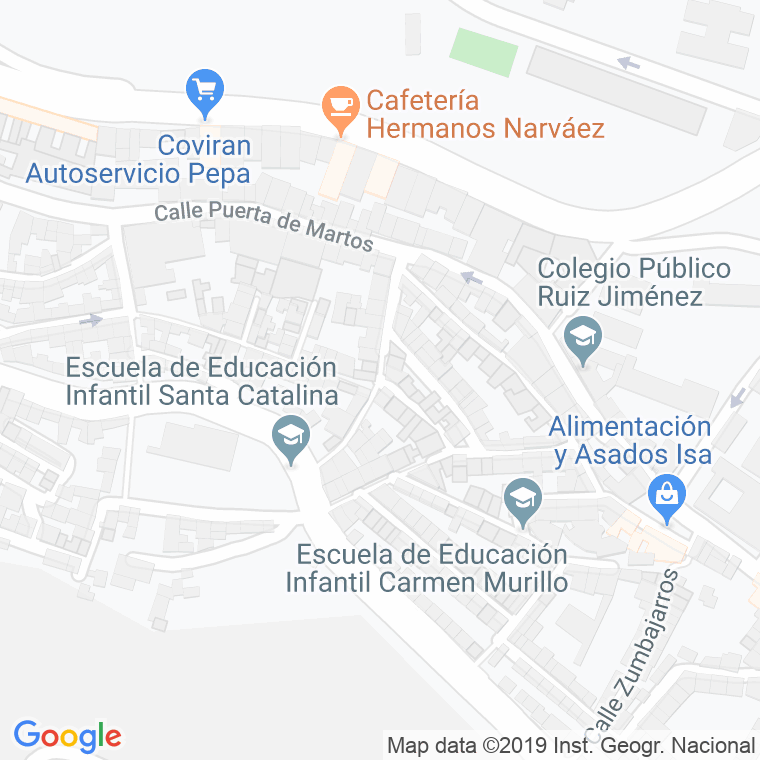 Código Postal calle Cruz De La Magdalena en Jaén