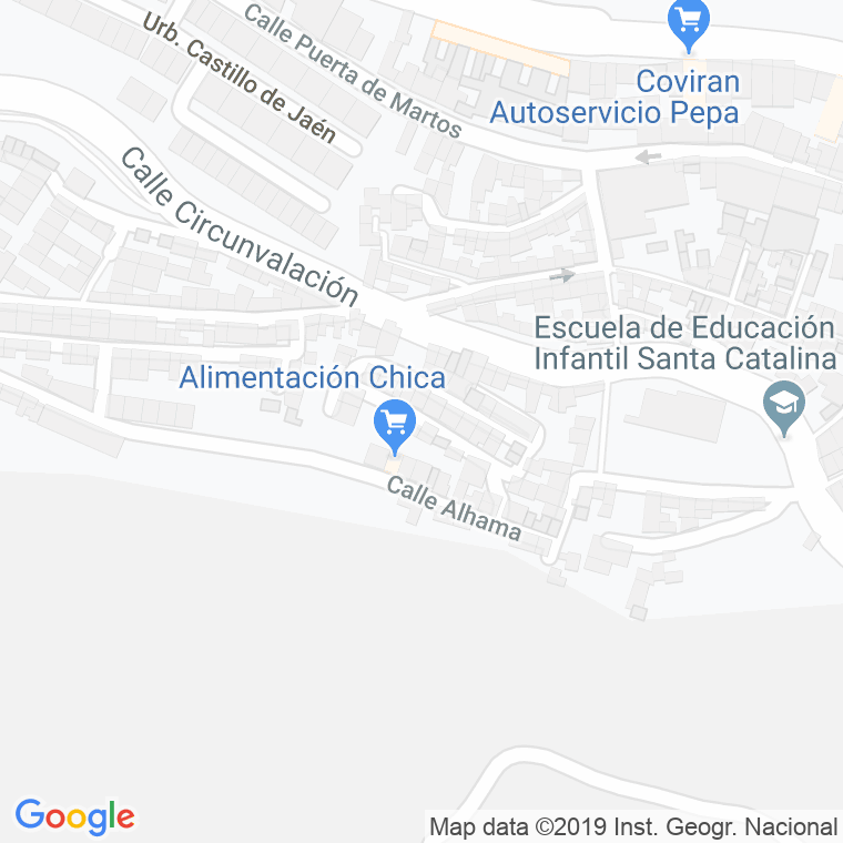 Código Postal calle Cruz Salido en Jaén