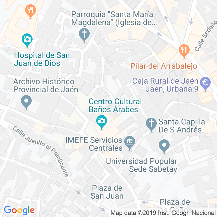 Código Postal calle Cuna, La en Jaén