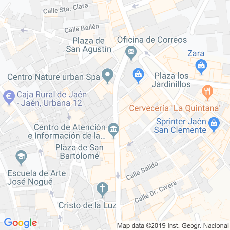 Código Postal calle Doctor Arroyo en Jaén