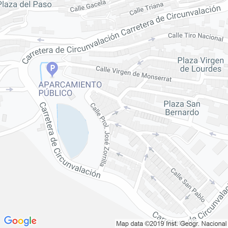 Código Postal calle Jose Zorrilla, De, travesia en Jaén