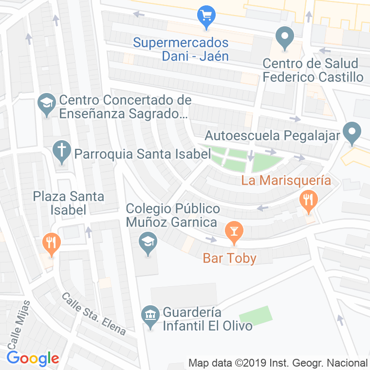 Código Postal calle Dos De Mayo en Jaén