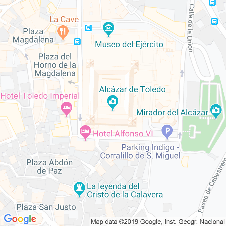 Código Postal calle Alcazar De Toledo en Jaén