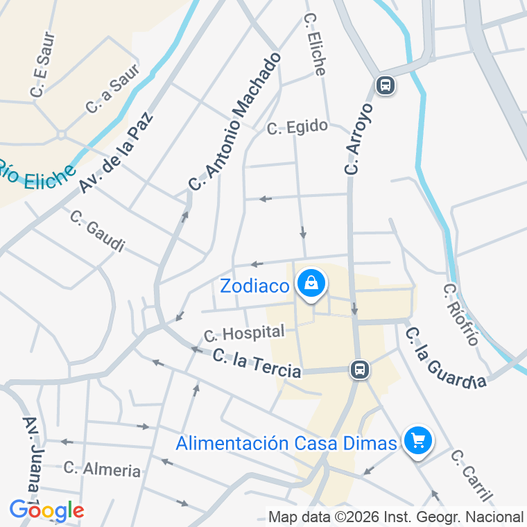 Código postal de Calle Solana en Villares (los)