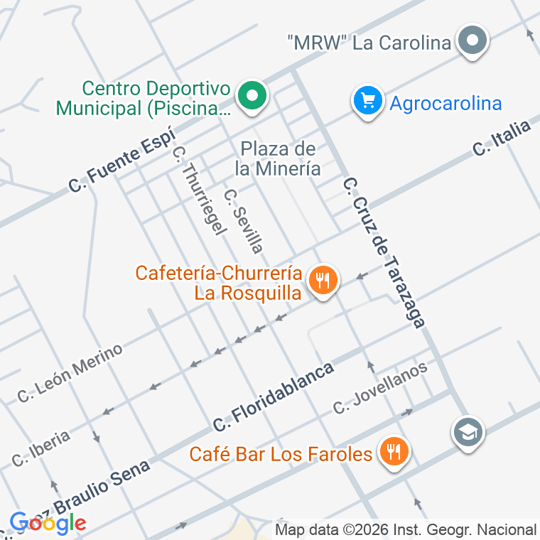 Código postal de Calle Colonos (de Los) en Carolina (la)