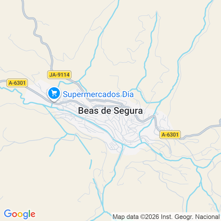 Código postal de Calle Escorial (el) en Beas de Segura