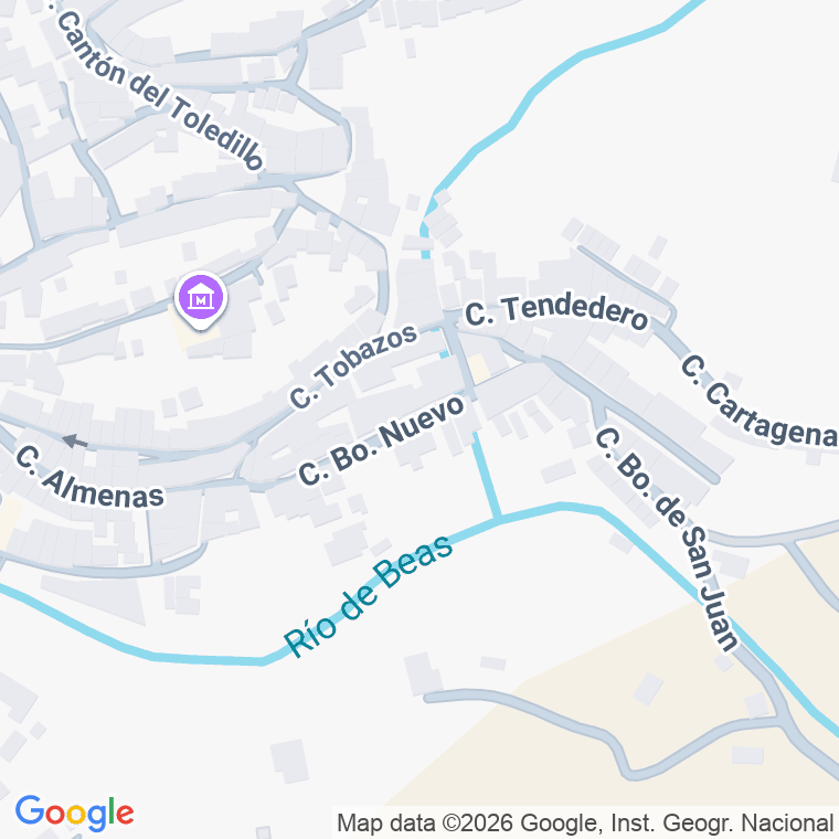 Código postal de Prol Barrio Nuevo en Beas de Segura