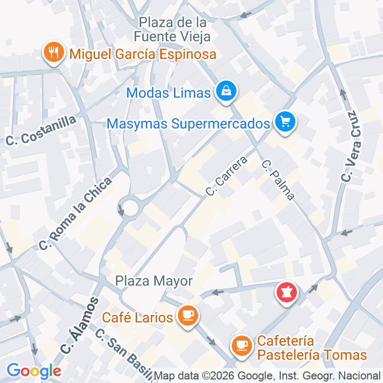Código postal de Calle Licenciada Nieves Lopez en Villanueva del Arzobispo