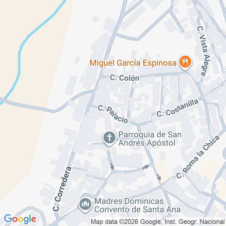 Código postal de Calle Palacio en Villanueva del Arzobispo