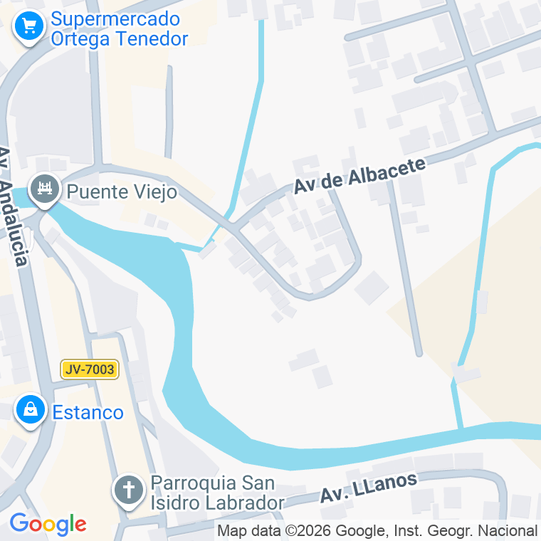 Código postal de Calle Margarita en Puente de Genave