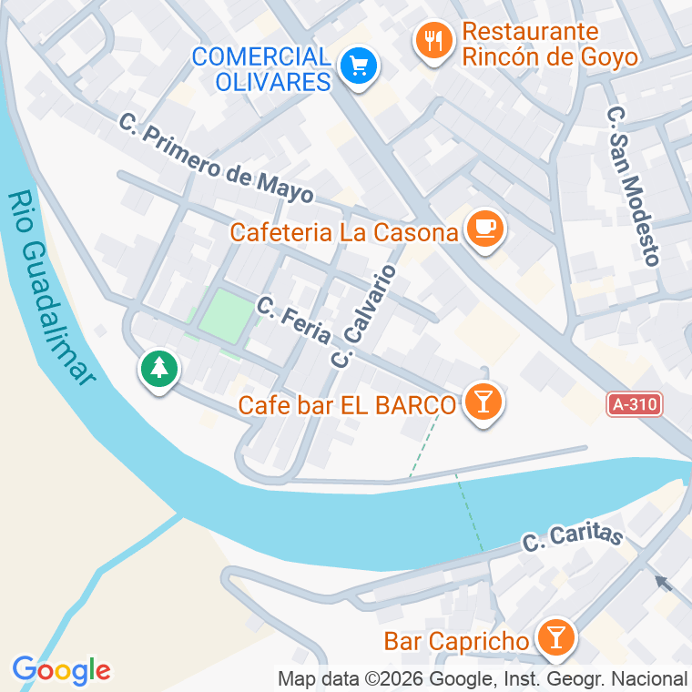 Código postal de Calle Calvario en Puerta de Segura (la)