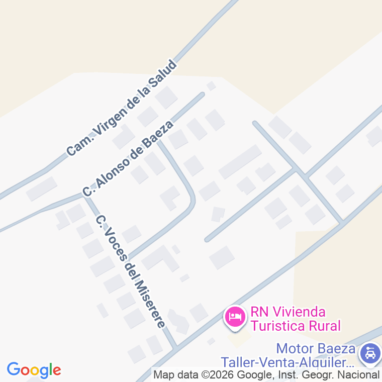 Código postal de Calle Hilarion Eslava en Baeza