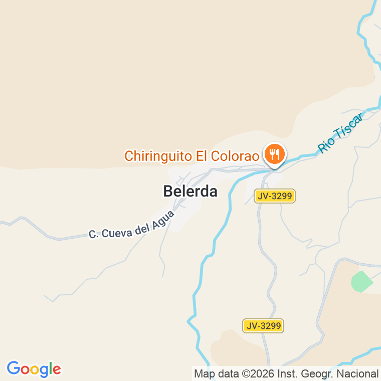 Código postal de Belerda Baja en Jaén