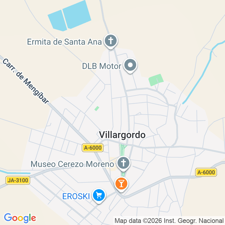 Código postal de Calle Pablo Iglesias en Villargordo